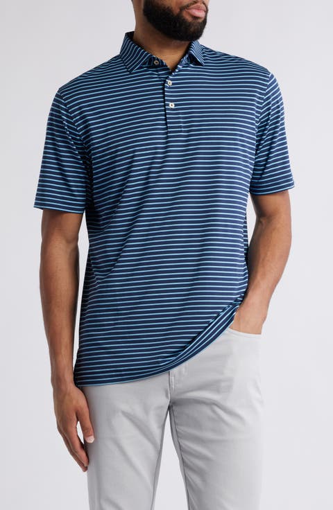 Dunnes Stripe Performance Jersey Polo