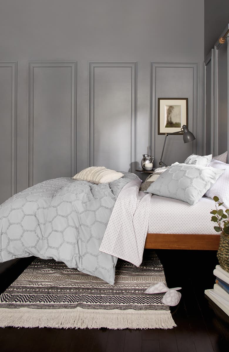 Murmur Living Chenille Honeycomb Comforter & Sham Set, Alternate, color, 