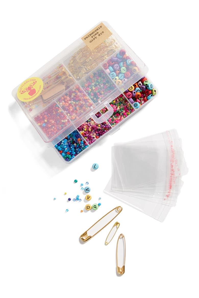 Jewels DIY Friendship Pin Gift Kit, Main, color, MULTI