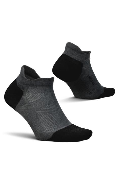Elite Max Cushion No Show Tab Ankle Socks  Sport Sock with Targeted Compression