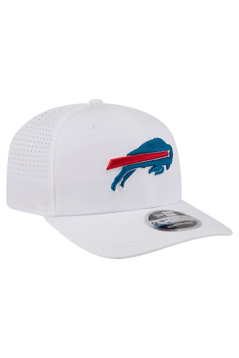 Men's New Era White Buffalo Bills Name Plate 9SEVENTY Adjustable Hat, Alternate, color, White