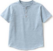 Miki Miette Pauli Cotton Blend Short Sleeve Henley