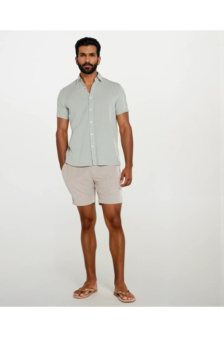 Avila Stretch Shirt, Alternate, color, Sage