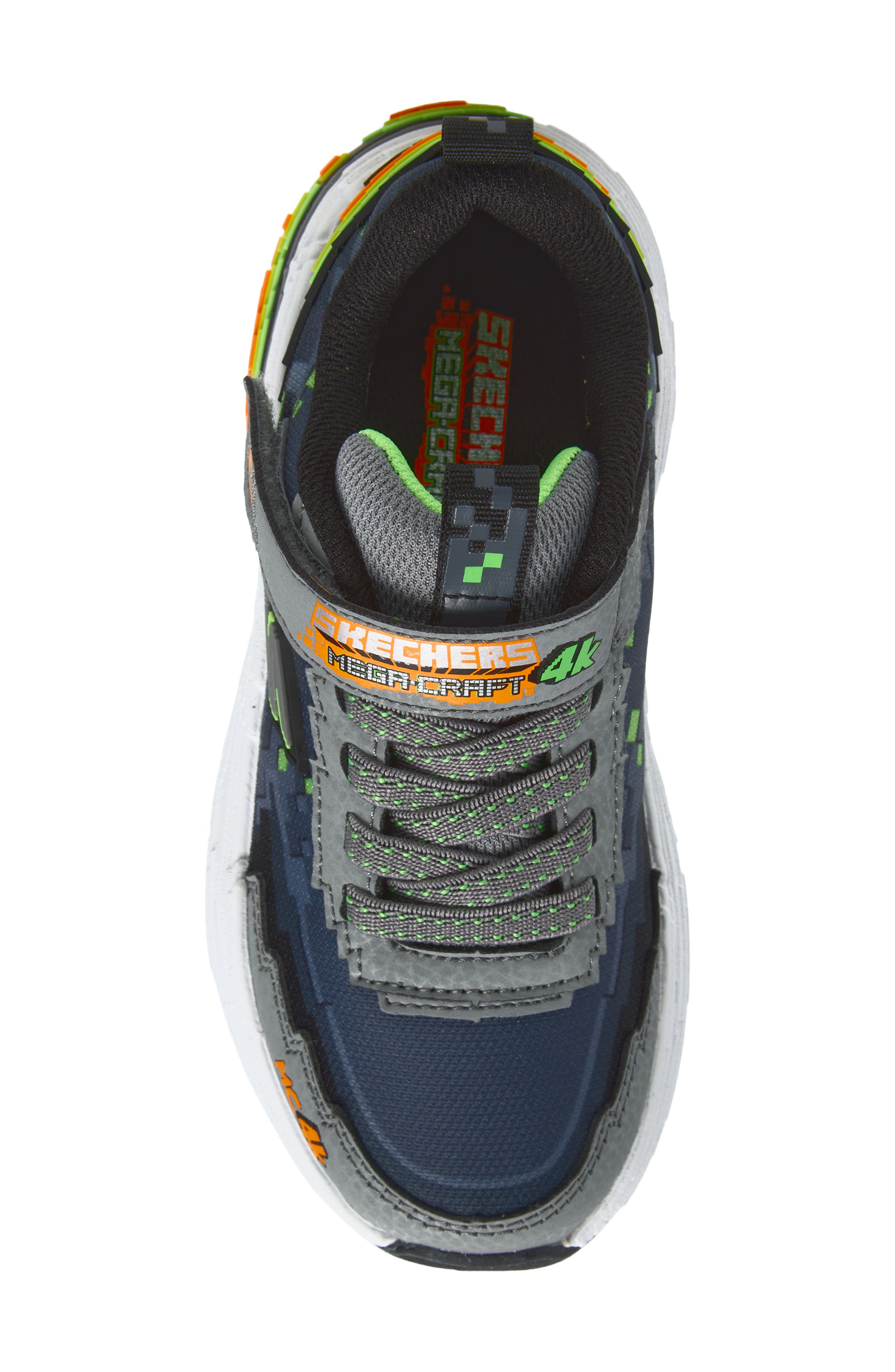 SKECHERS Mega-Craft<sup>®</sup> 4K Sneaker, Alternate, color, Grey/ Lime