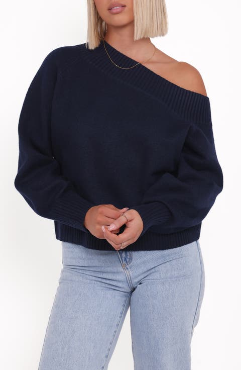 Allis One-Shoulder Sweater