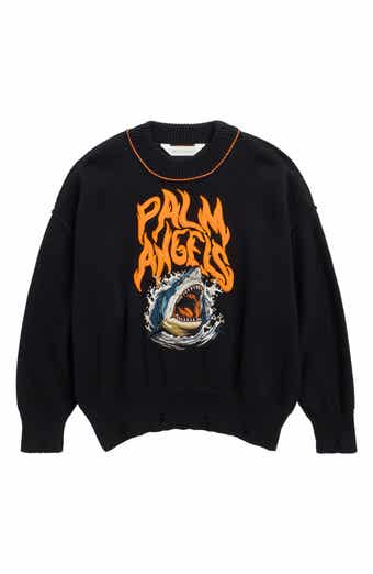 Kids' Flames Shark Crewneck Sweatshirt