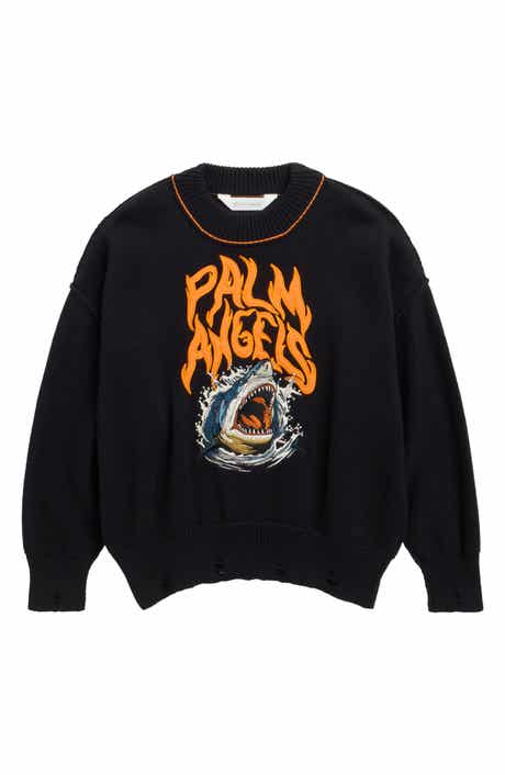 Kids' Flames Shark Crewneck Sweatshirt