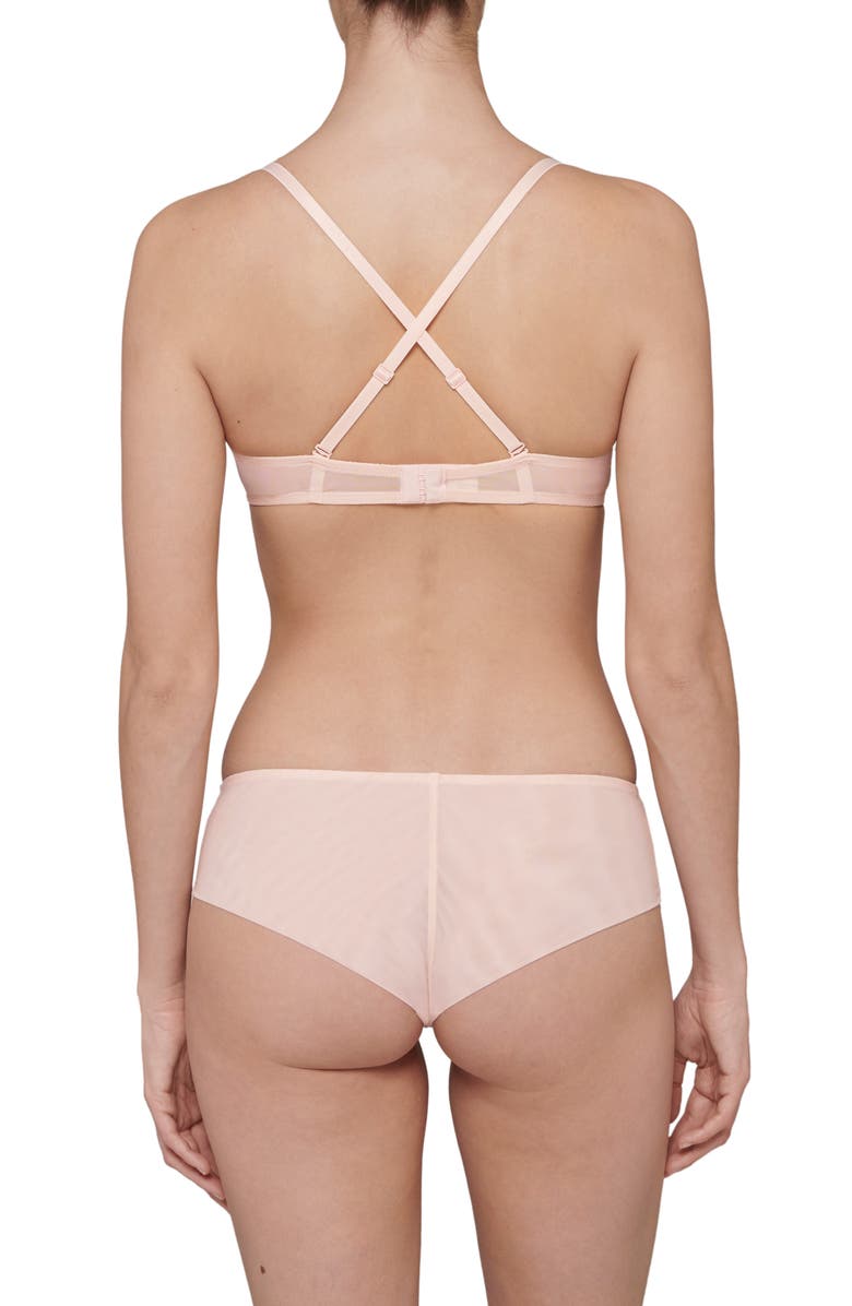 Simone Perele Singuliere Metallic Embroidered Lace Trim Boyshorts, Alternate, color, 