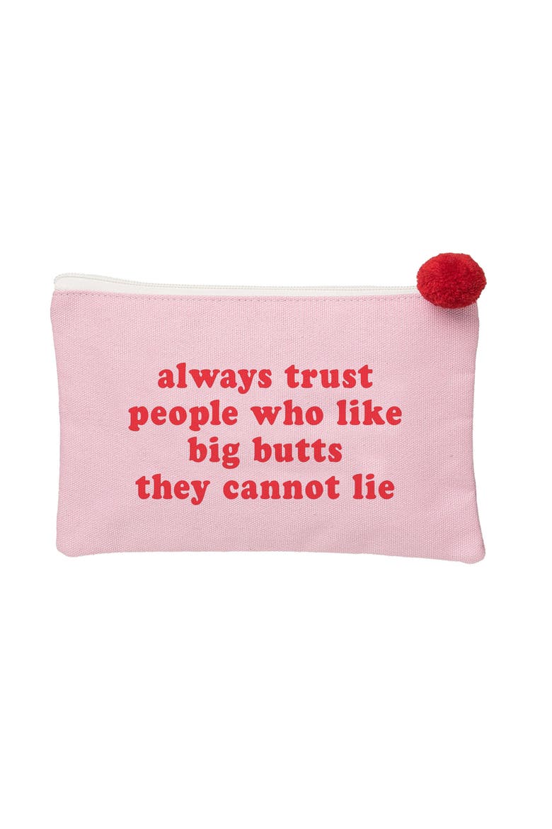 People With Big Butts Bag Cotton Pink, Main, color, Pink