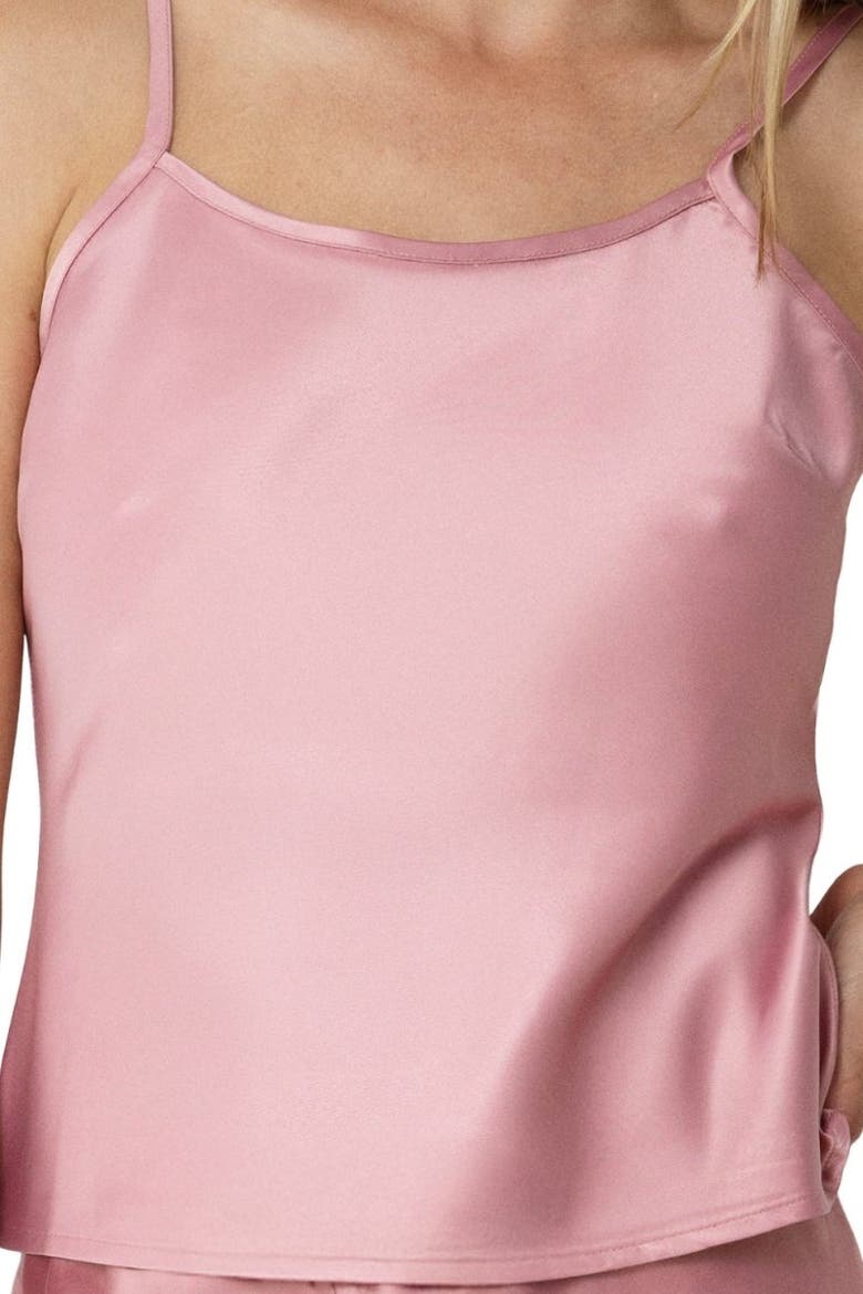 Olivette Satin Feel Top, Alternate, color, Blush Pink