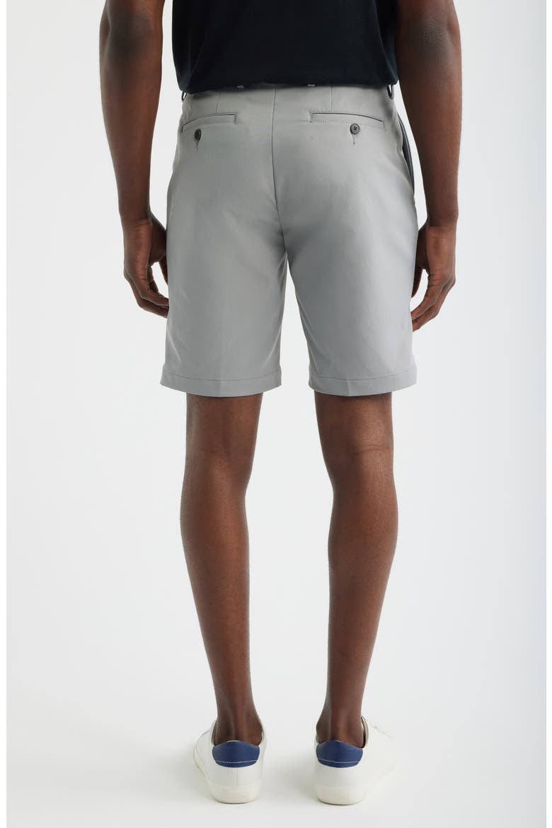 Sonoma Flat Front Travel Shorts, Alternate, color, SILVER GREY