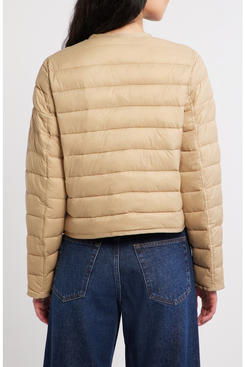 Reversible Quilted Jacket, Alternate, color, KHAKI