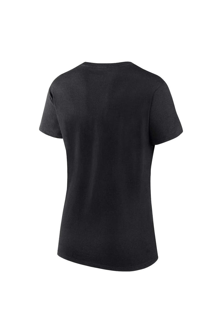 Women's Fanatics Branded Black/White Carolina Panthers Lightweight Short & Long Sleeve T-Shirt Combo Pack, Alternate, color, Black