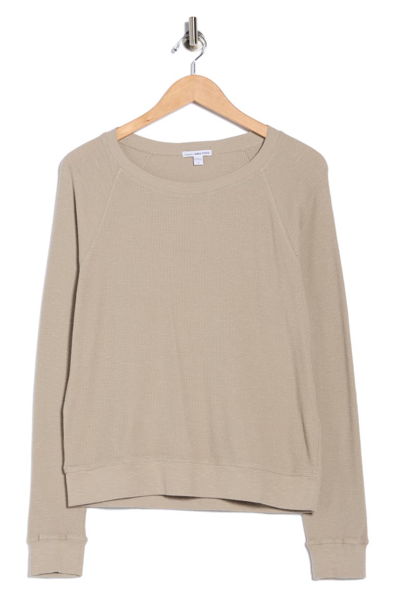 Relaxed Raglan Sleeve Cotton Pullover (Women) | Nordstromrack