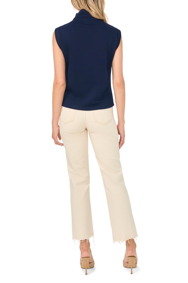 Extended Shoulder Mock Neck T-Shirt, Alternate, color, CLASSIC NAVY