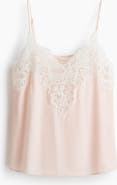H&M Lace-trimmed Strappy Top