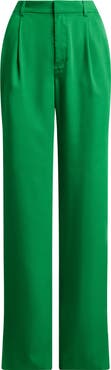 Lauren Ralph Lauren Luxe Twill Pleated Pants