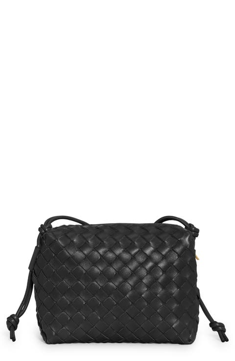 Small Intrecciato Leather Shoulder Bag
