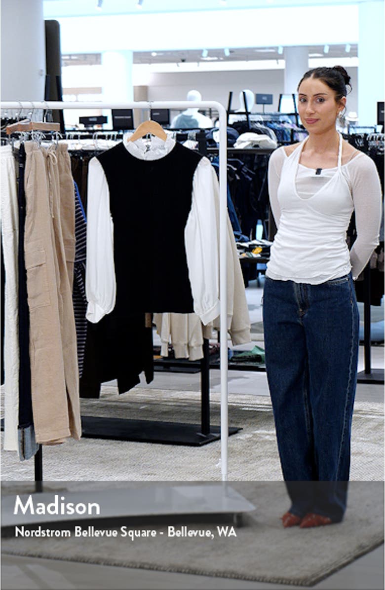 Layered Look Sweater Vest, sales video thumbnail