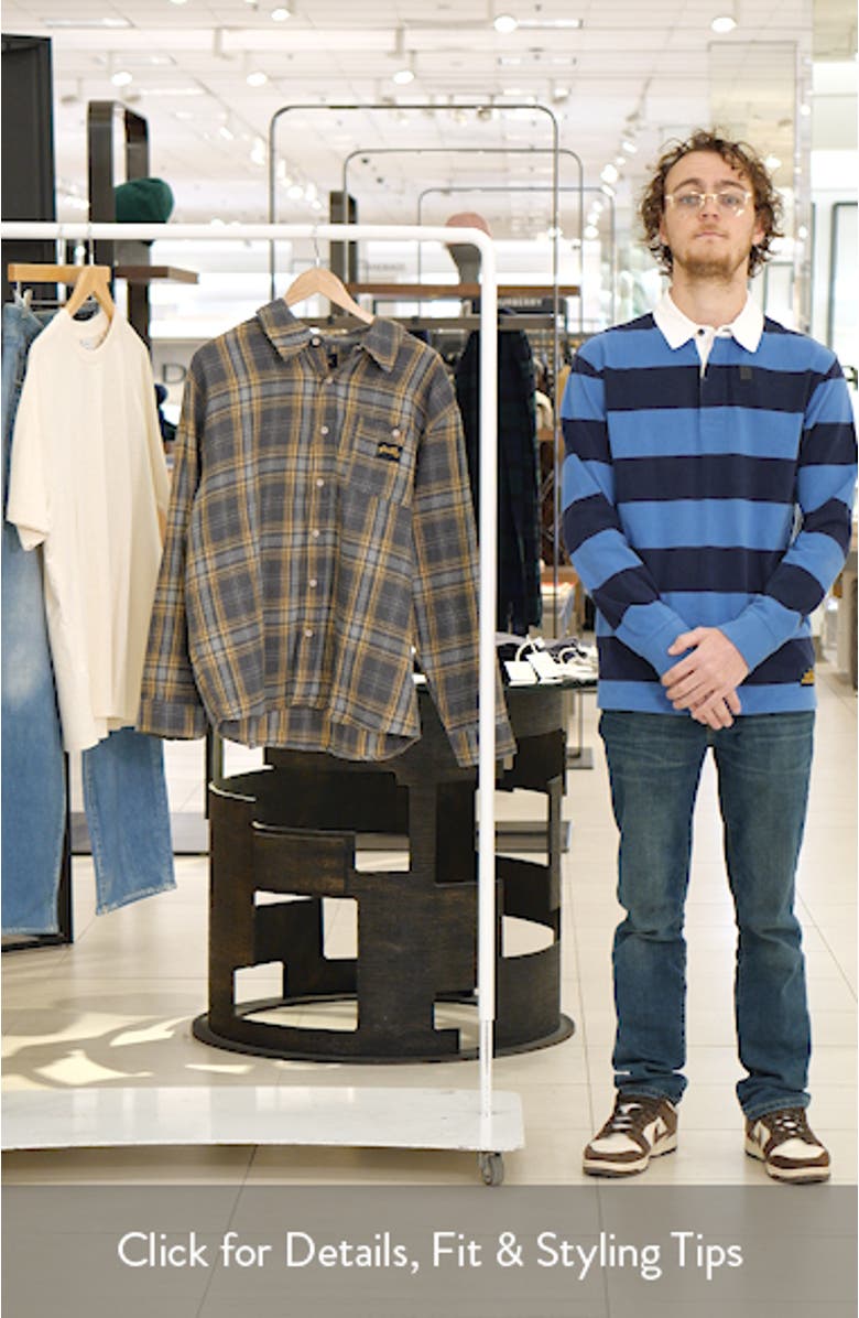 Plaid Flannel Button-Up Shirt, sales video thumbnail