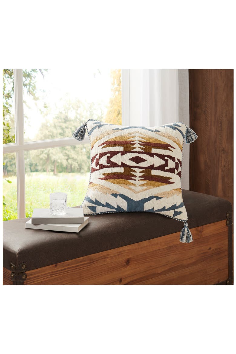 Canyon Trail Accent Pillow, Alternate, color, DUSTY BLUE