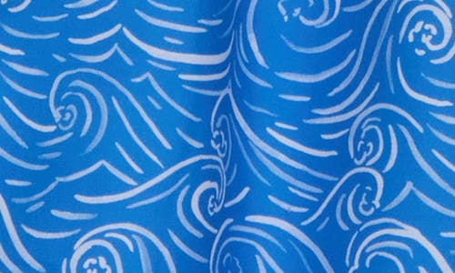 VINTAGE SUMMER VINTAGE SUMMER WAVE PRINT SWIM TRUNKS 