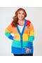 selected Blue Rainbow Print