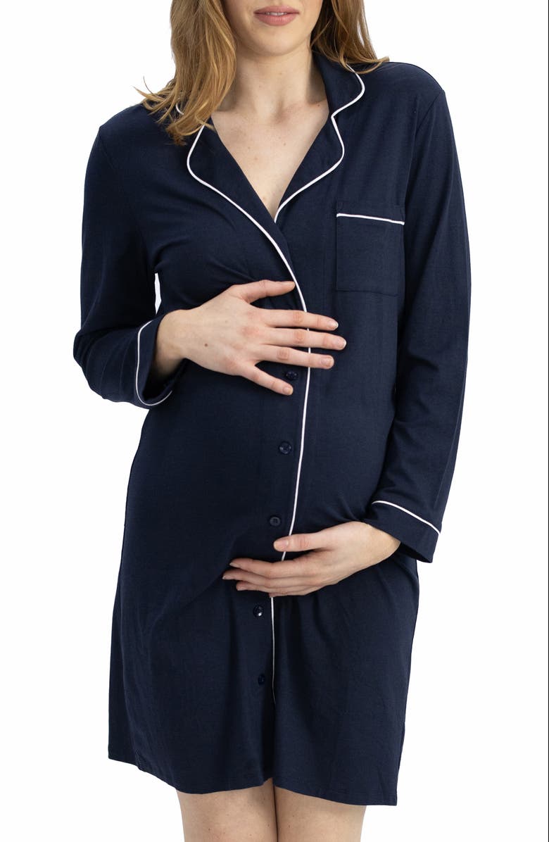 Angel Maternity Maternity/Nursing Nightshirt, Main, color,