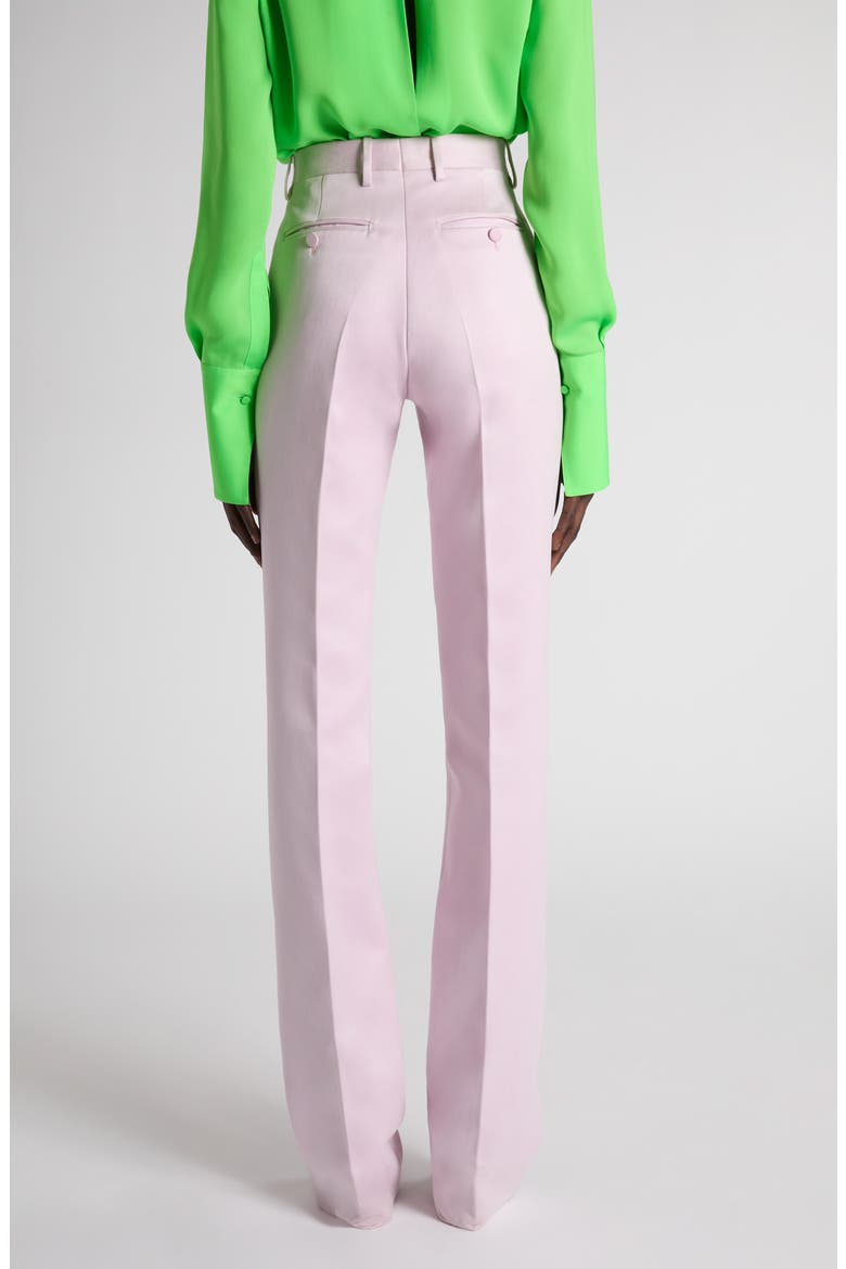Duchesse Satin Trousers, Alternate, color, ORCHID PINK