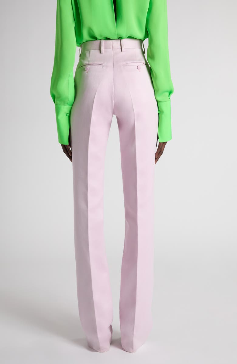 TOM FORD Duchesse Satin Trousers, Alternate, color, Orchid Pink