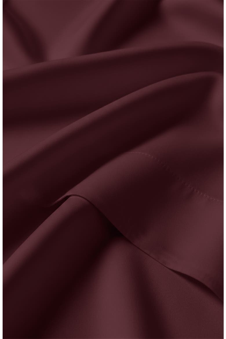 Hotel Luxe 800 Thread Count 100% Cotton Sateen Sheet Set, Alternate, color, Red Wine