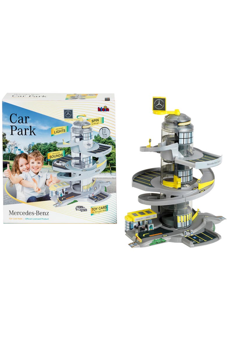 Mercedes Benz Electric Car Parking Garage with Helix Elevator, Alternate, color, Multicolored