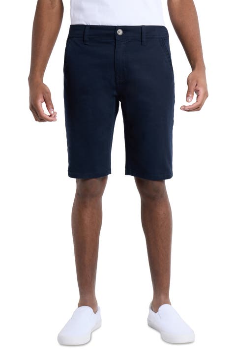 Flat Front Chino Shorts