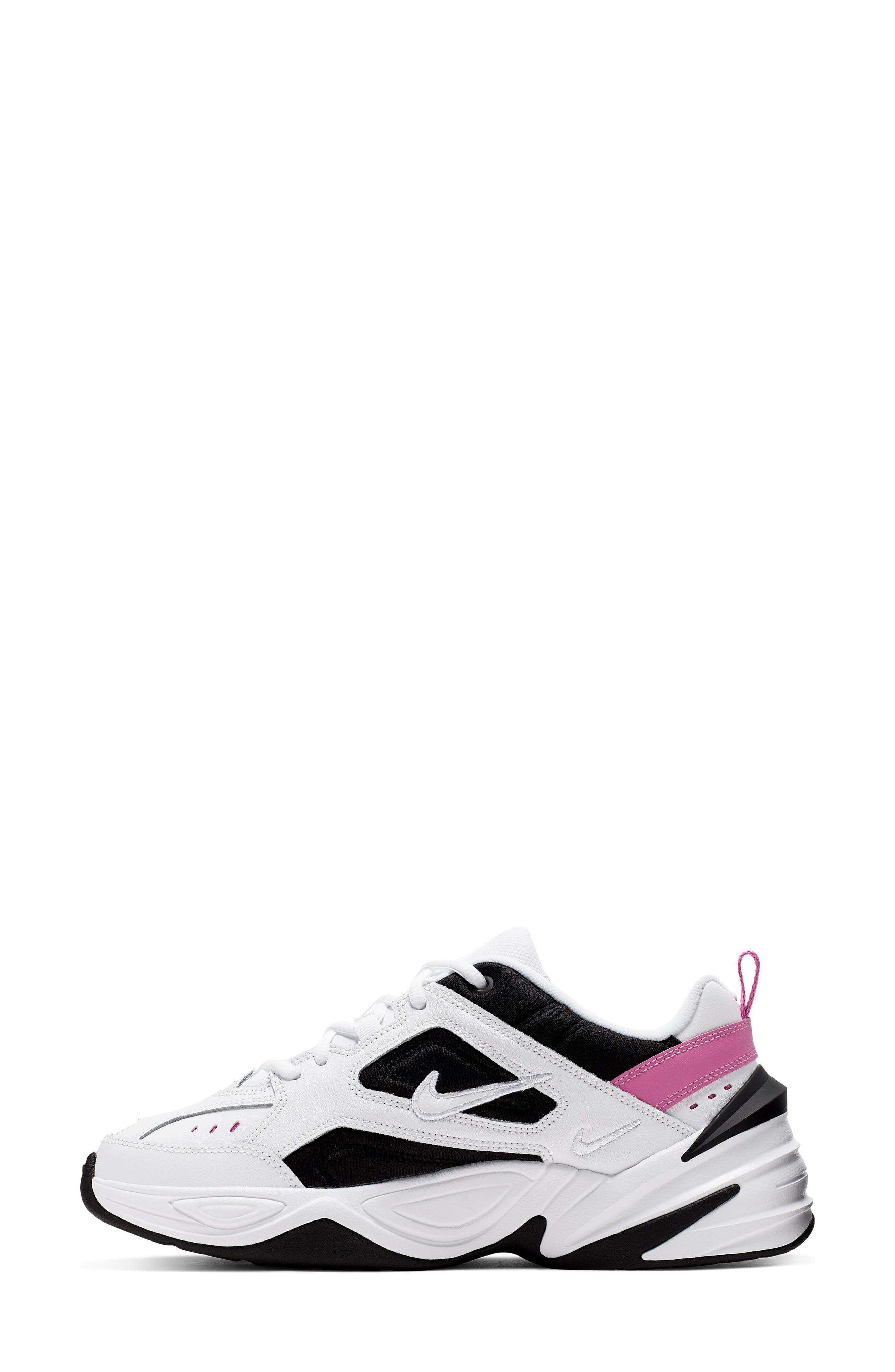 M2K Tekno Sneaker, Alternate, color, WHITE/ CHINA ROSE/ BLACK