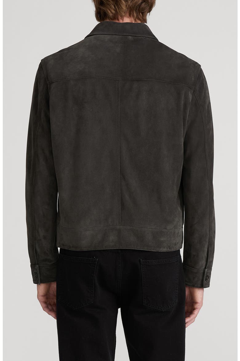 Suede Jacket, Alternate, color, DARK GREY