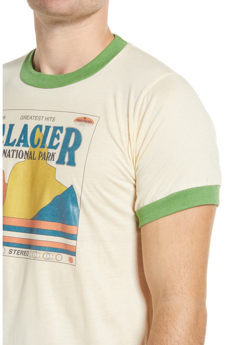 Glacier's Greatest Hits Graphic Tee, Alternate, color, WHITE/ GREY