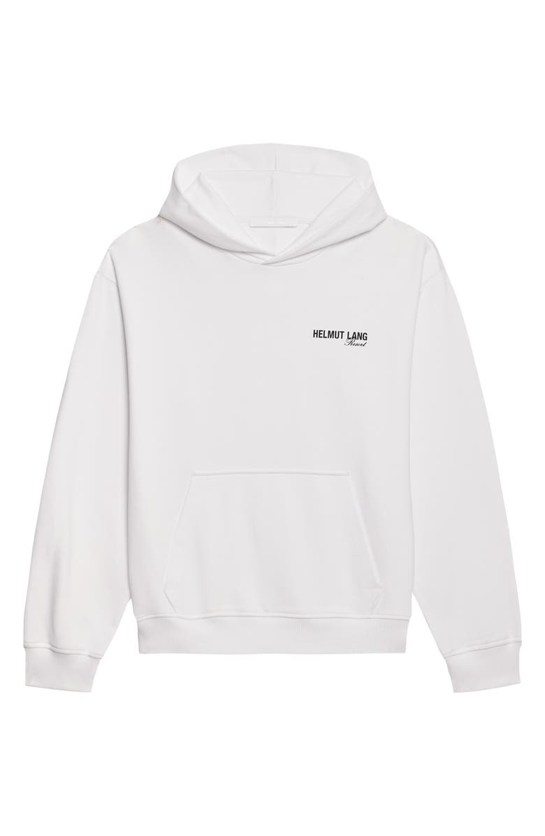 Helmut Lang Ski Map Graphic Hoodie, Alternate, color, White