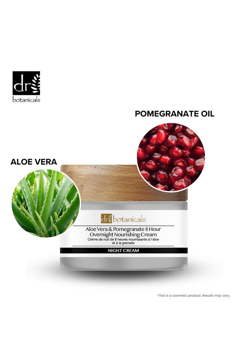 Aloe Vera & Pomegranate 8 Hour Overnight Nourishing Cream - 50ml, Alternate, color, NO COLOR
