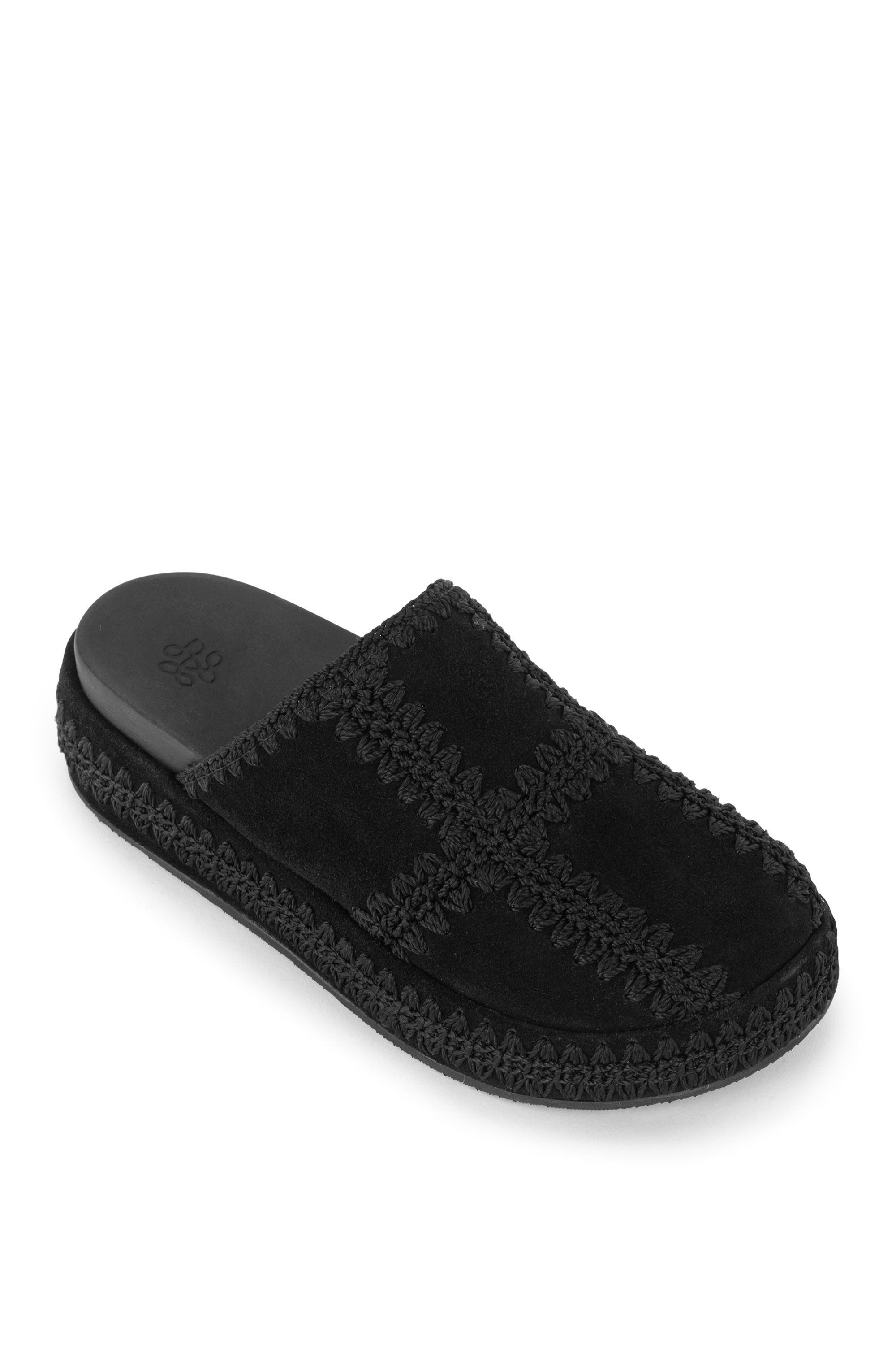 Bryn Slip On Clog, Alternate, color, Black Patch