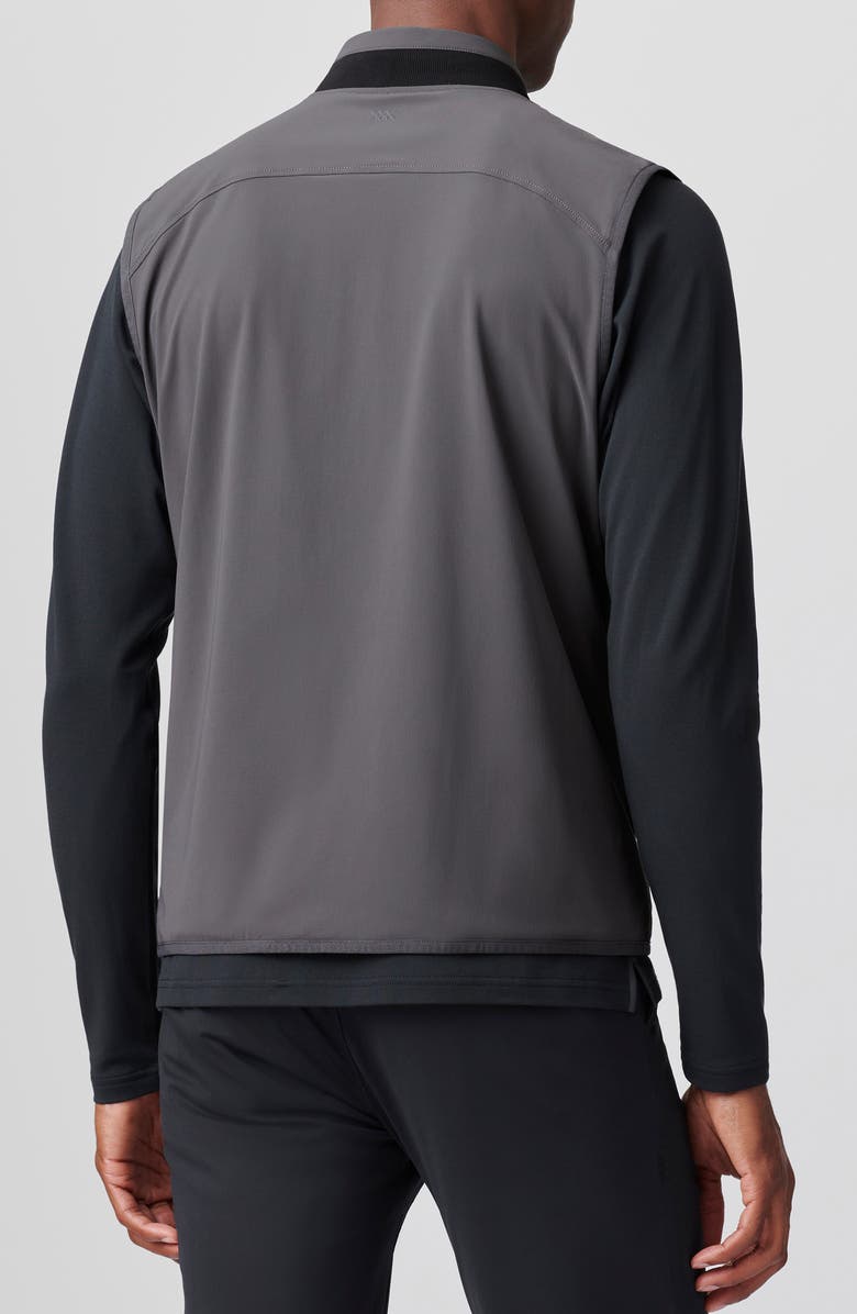 Rhone Top Flight Water Resistant Vest, Alternate, color, Asphalt