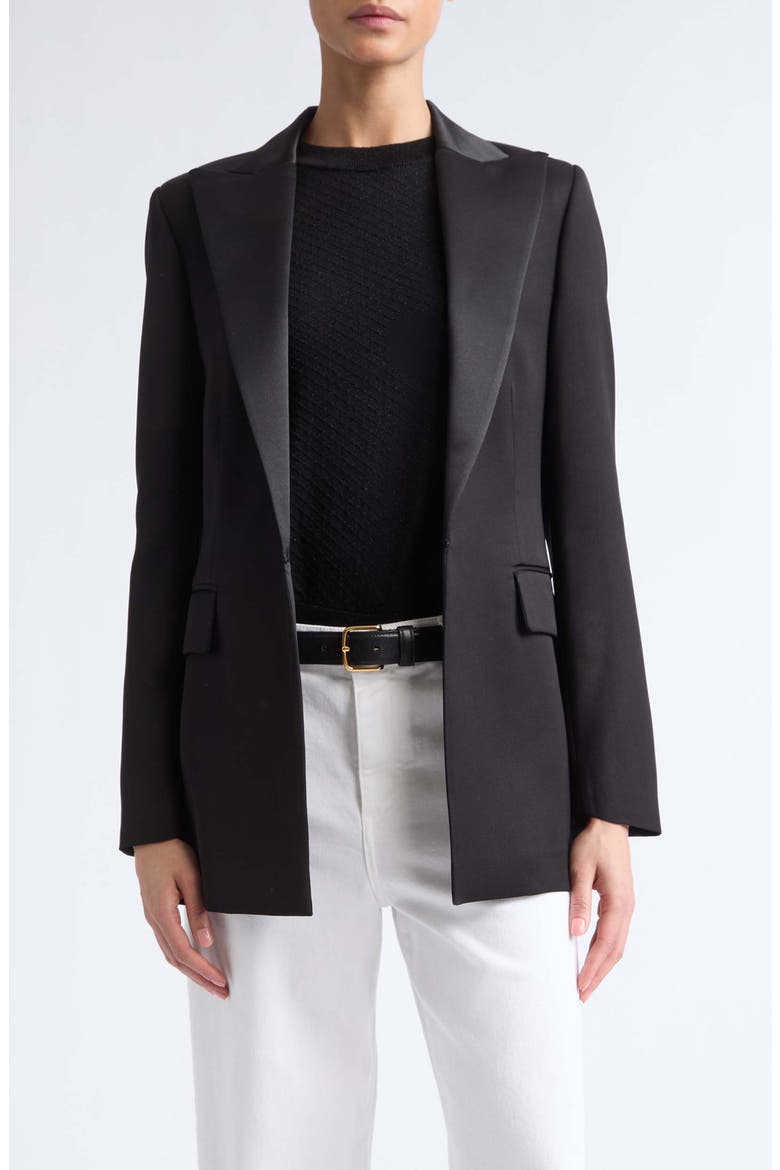 Smoking Jacket, Main, color, 22 BLACK