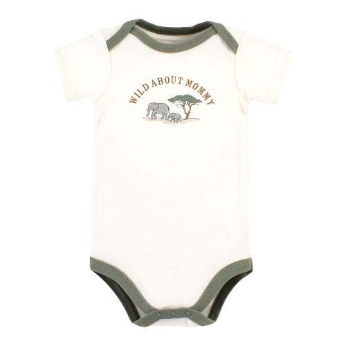 Hudson Baby Soft Cotton Bodysuit Triple Pack