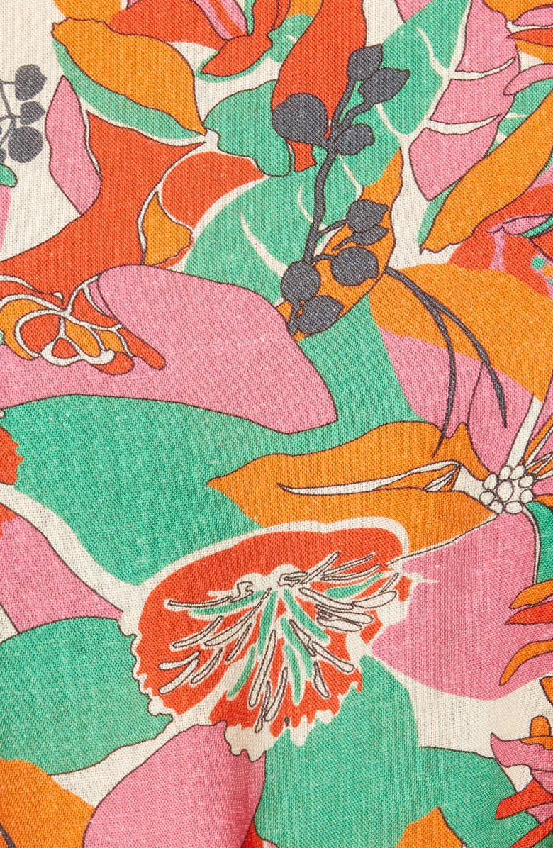 Marine Layer Laney Side Tie Ruffle Minidress, Alternate, color, 