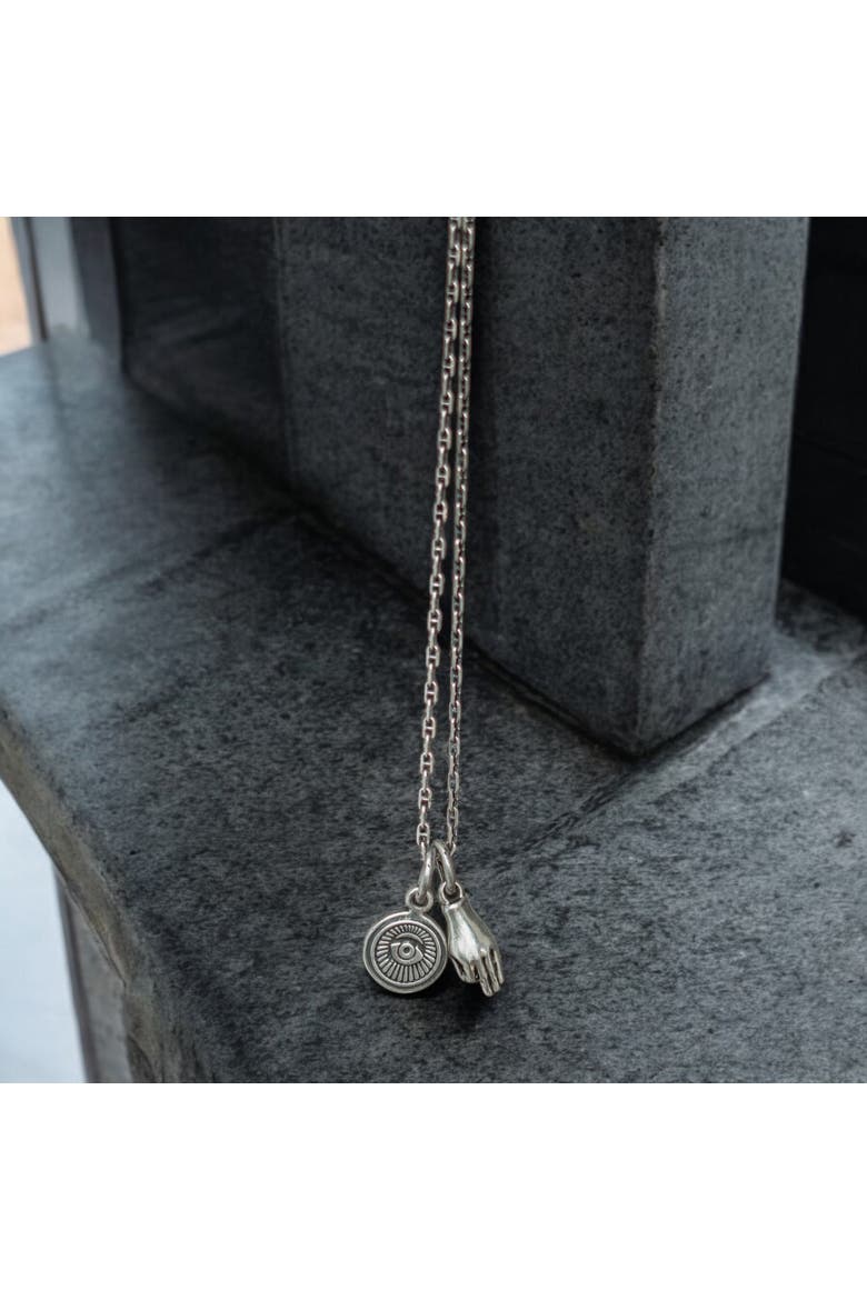 Good Luck Silver Amulet, Alternate, color, Sterling Silver