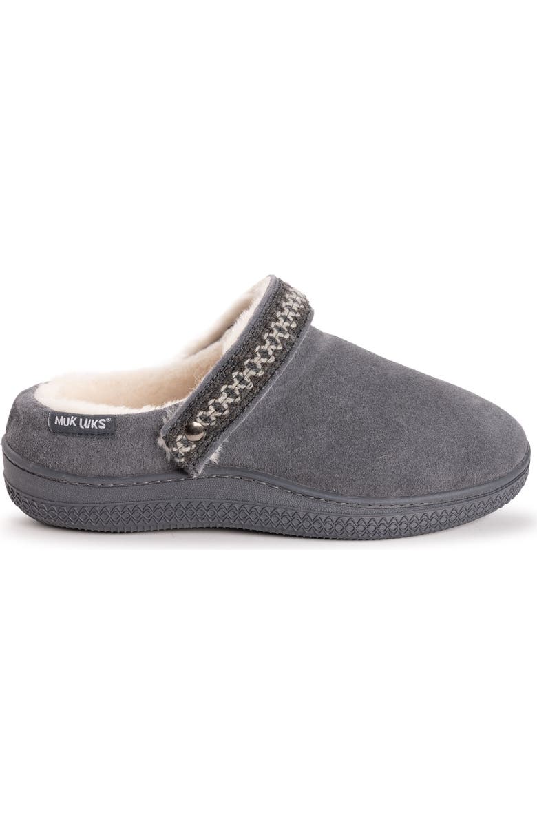 MUK LUKS Quianna Luna Genuine Suede Clog Slipper, Main, color,