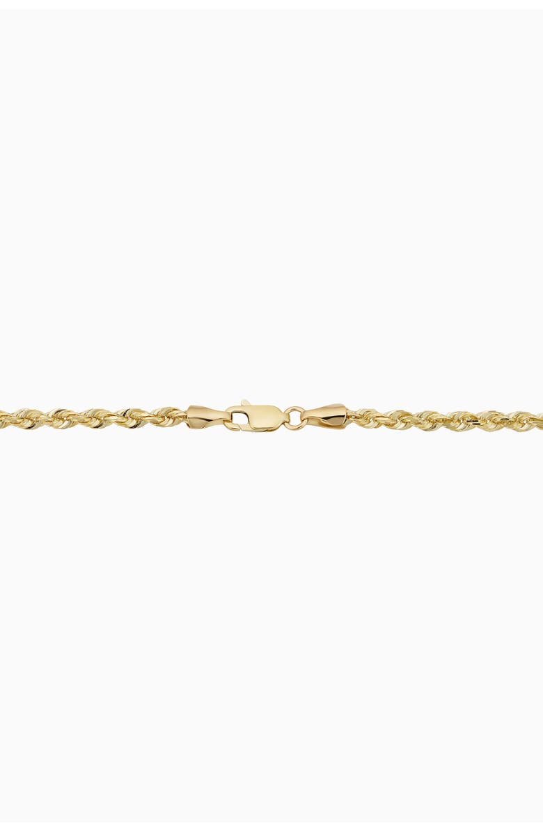 Oradina Men's Titan Rope Statement Chain in 10K Gold, Alternate, color, Yellow Gold