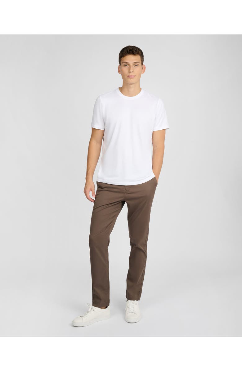 Onia Flat Front Stretch Chino, Main, color, Chestnut