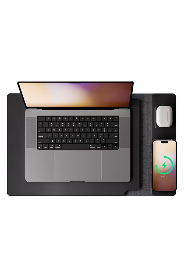 Nexa 15-Inch Wireless Charger Laptop Sleeve, Alternate, color, BLACK
