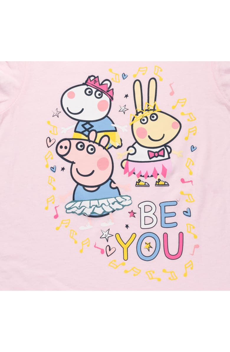 Peppa Pig 3-Pack T-Shirts, Alternate, color, White/Pink