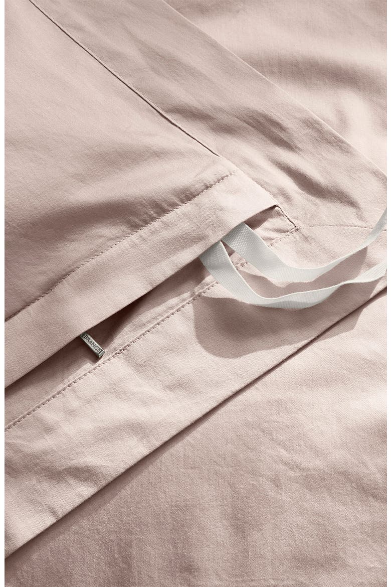 Signature Hemmed Duvet Set, Alternate, color, DUSTY ROSE